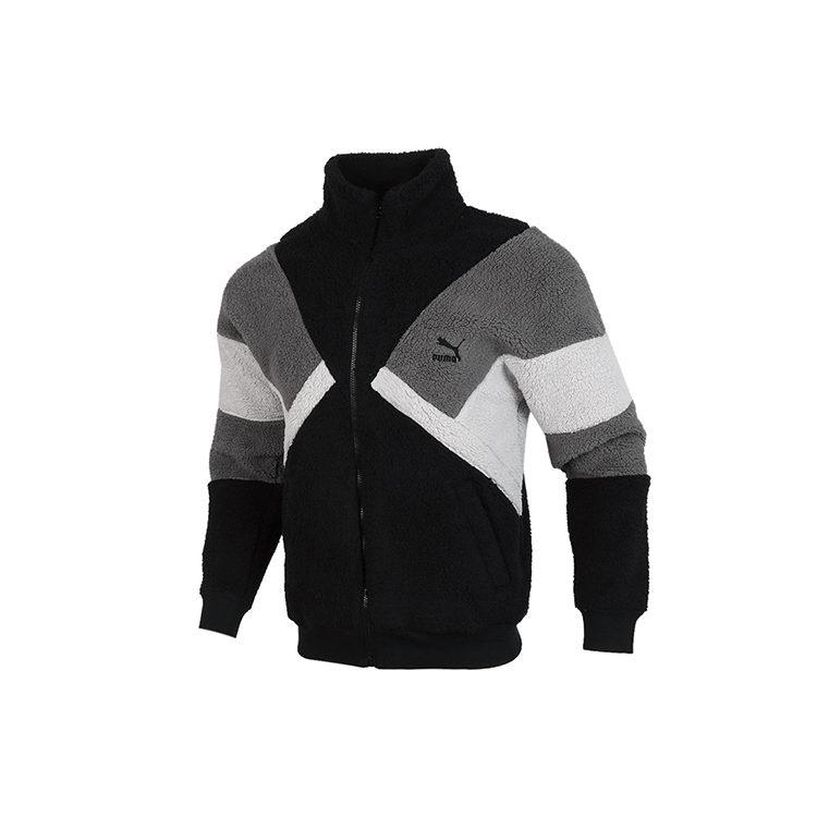 Puma Velvet Jackets Men's Black Stand Collar Moderate 530808-01