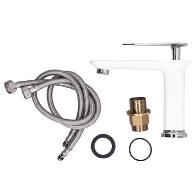 Torneira de Lavatório G1/2 Torneira de Lavatório Latão Monocomando Monofuro Misturador Torneira para Lavatório de Banheiro