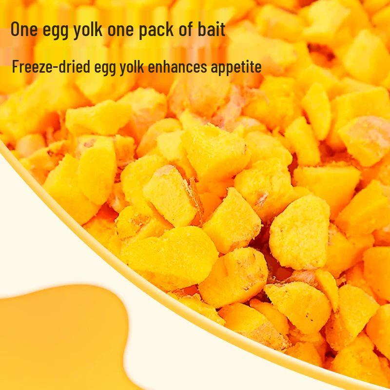 Western-Style Fish & Insect Bait: Egg Yolk, Milk, Fishy Flavor with Red Tail, Green Scale, Shrimp, and Red Worm - Single Pack.