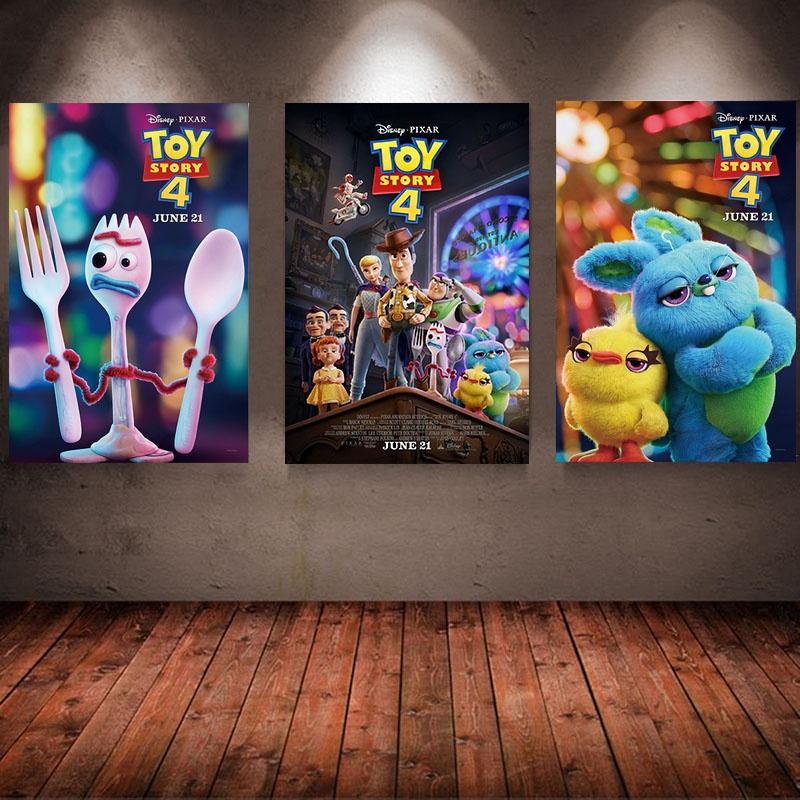 High-resolution Silk Poster Of Toy Story 4 For Home Decoration Enthusiasts**