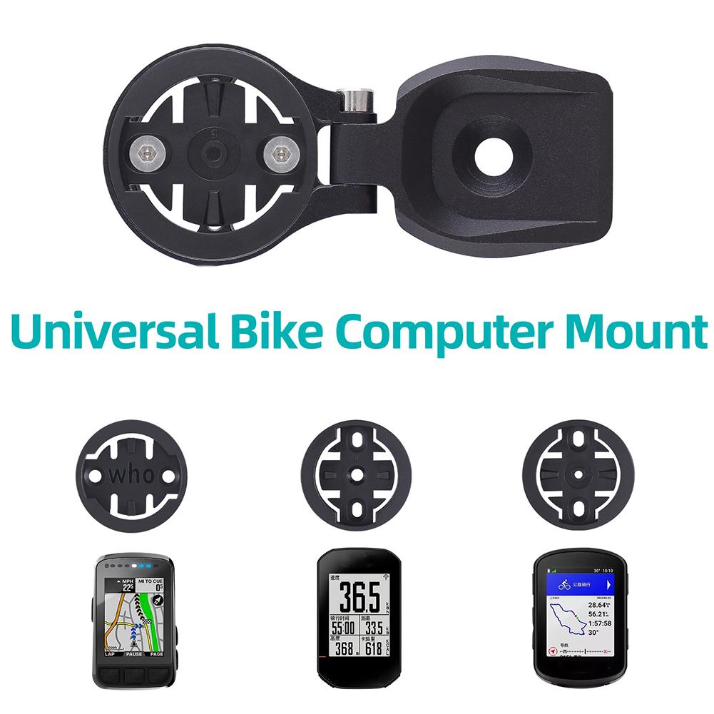 Bicycle Computer Holder Adjustable Mount Stopwatch Speedometer Support Stand for Garmin Bryton Wahoo Bicycle Computer Stem Mount