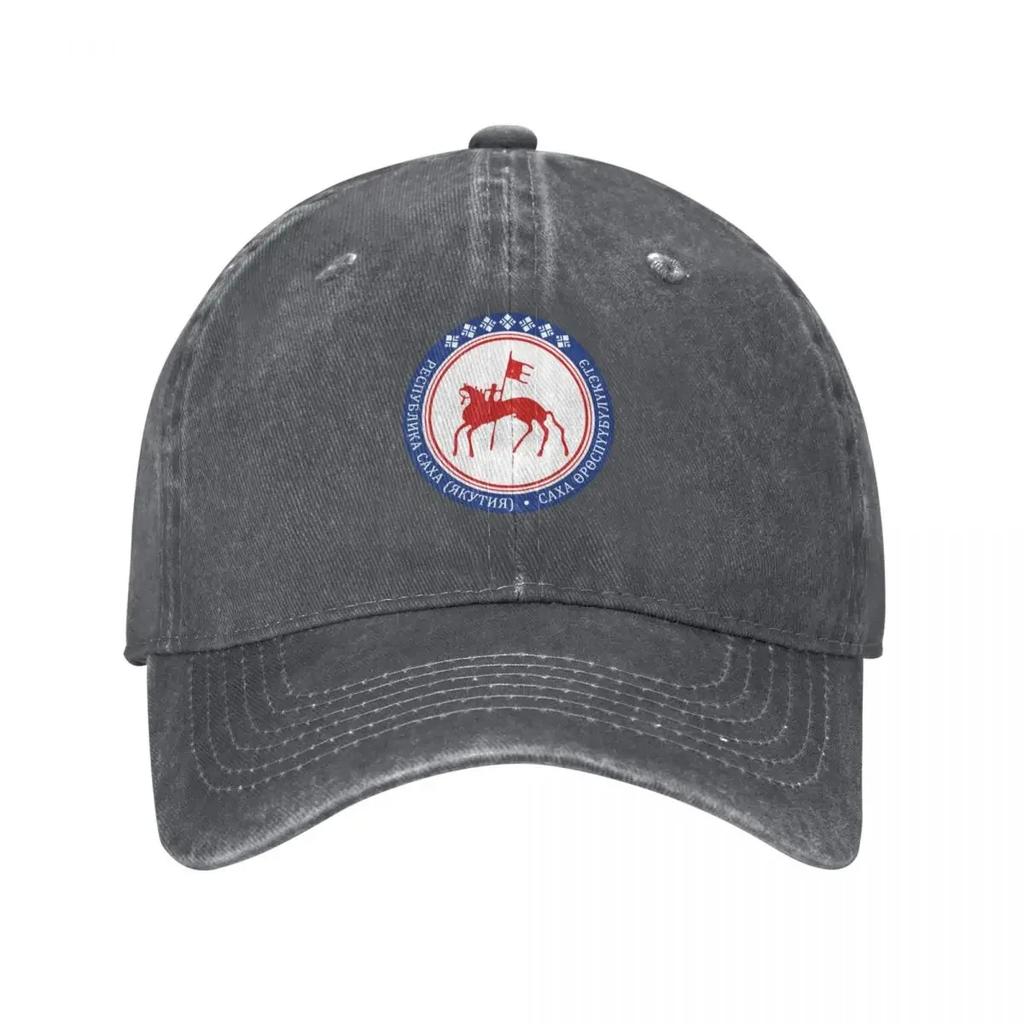 Coat of Arms of Sakha Russia Baseball Cap Mountaineering luxury woman cap fun hats sun hat Golf Women Mens