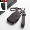 Leather Metal Car Key Case For Envision S Plus Gl8 Lu Zun Phev Century Auto Key Protector Shell Holder Decorative Accessories