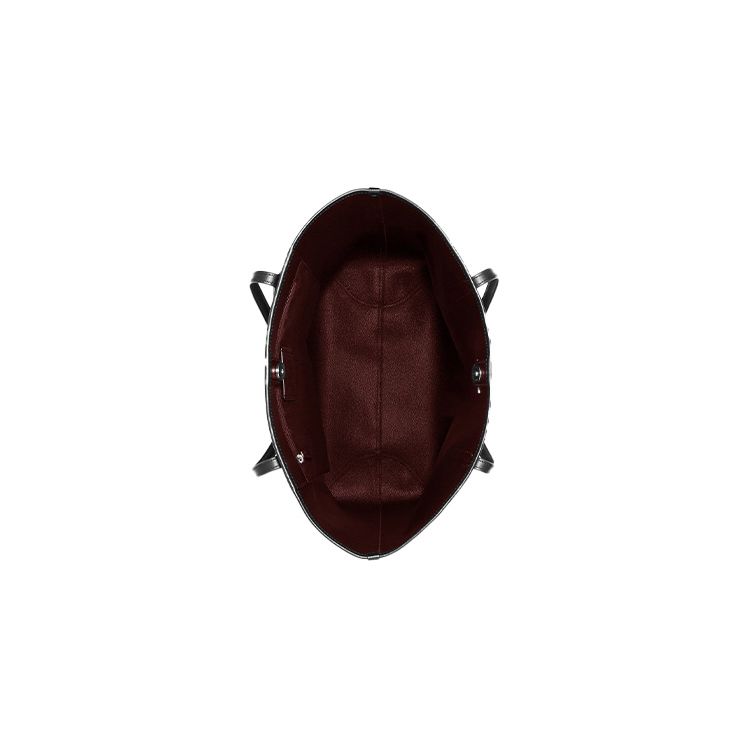 Coach City 33 Classic Monogram Chiusura a Bottone Borsa Tote Grande Capacità Donna tote Nero 5696-SVTSQ
