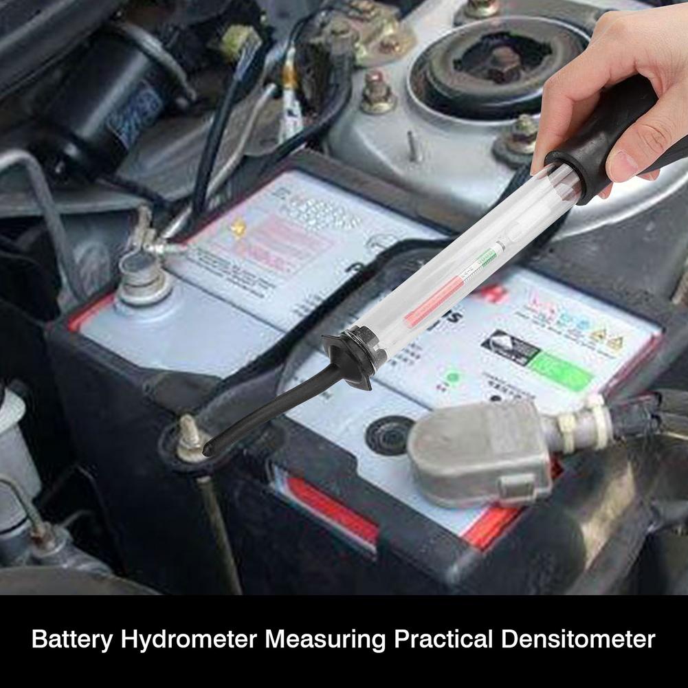 Hochpräziser 0,005-Batterie-Hydrometer-Tester, elektrohydraulischer Dichtemesser mit Gummiabsaugung, Säure-Elektrolyt-Tester