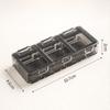 1PC Portable Three Compartment Medicine Box Storage Box with Moisture-proof Sealing for Drug Storage