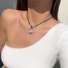 Pendant Chokers Chain Necklace Irregular Shaped Pendant Necklace Alloy Material Party Jewelry for Girls Women Gifts