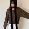 HIGH CHEEKS Wool Blend Slim Knit Muffler_HC249OMF001M