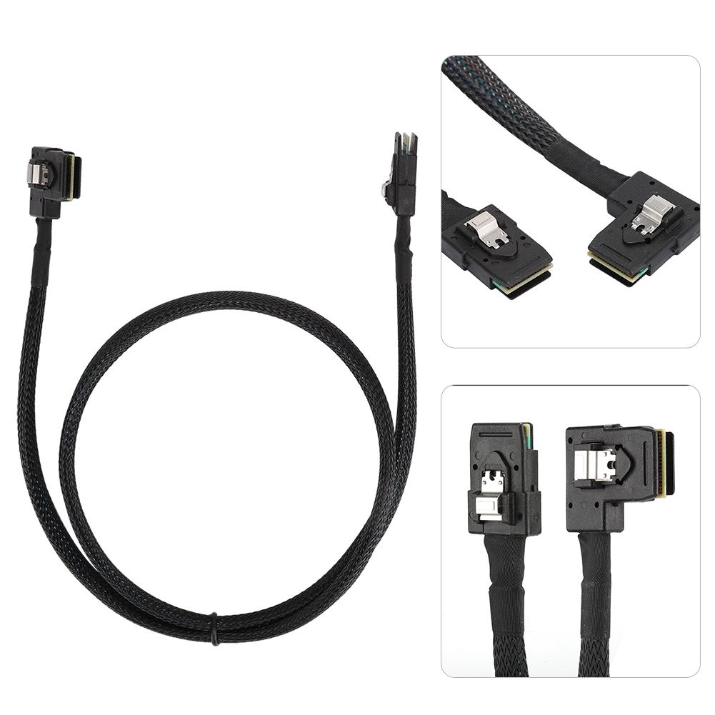 MINI SAS 36P 0,8 Meter Spritzguss SFF-8087 Rechter Winkel zu SFF8087 Festplattenkabel