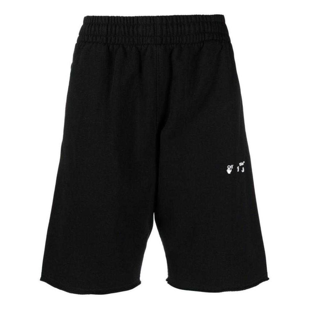 Off-White Unisex Adult Logo Sweat Shorts
