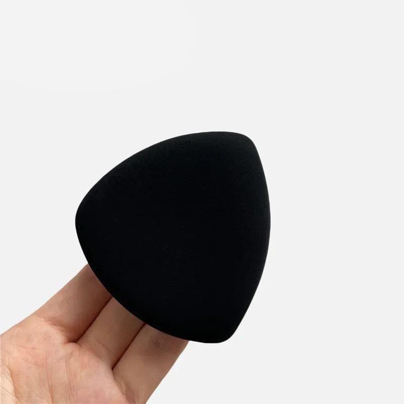 XL Rubycell Triangle Cushion Puff - Black Pineapple, For Wet/Dry Use, Non-Absorbent Marshmallow Texture.