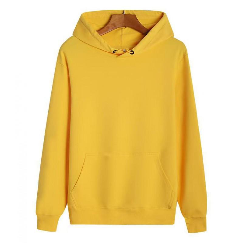 250-300g Cotton Fleece Hoodie Loose Fit Casual Sweatshirt Men Women