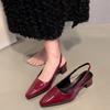 Beautiful Temperament Baotou Sandals Women's Spring and Summer 2025 New Versatile Block Heel High Heels