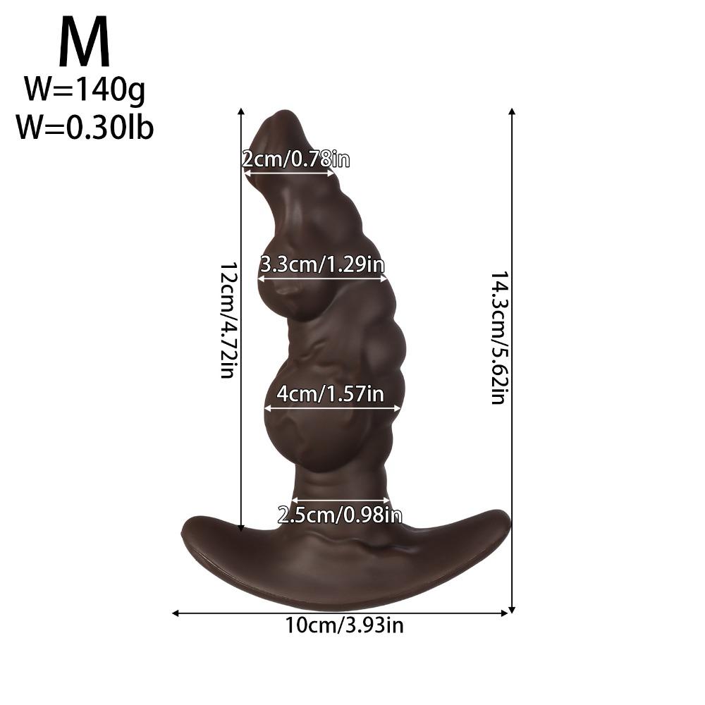 Wearable Liquid Silicone Anal Plug - Alien Realistic Dildo for Men Women, Comfortable Adult Sex Toy for Solo or Couples