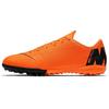 Mercurial Vapor 12 Academy Comfortable Versatile TF (Rubber Studs) Non-Slip Durable Soccer Shoes Men Sneaker Orange AH7384-810
