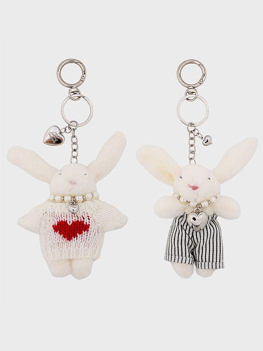 

ovnoir Lapin bunny keyring (2color) Robetti