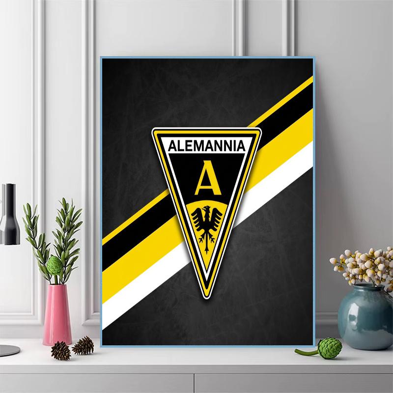 TSV Alemannia Aachen 100% Round Full Drill 5D DIY Diamond Painting Embroidery Cross Stitch Rhinestone Décor