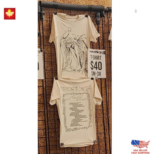 New Apparel Wet Leg Goblin White T-Shirt 2025 Band Merch Graphic rePrint Tee Unisex T-Shirt Graphic Tee XXL