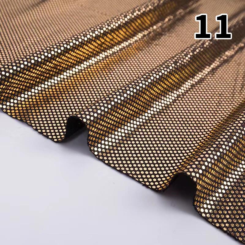100x150cm Laser Dot Fabric Rainbow Colourful Shiny Fabric Flashing Organ Crushed Bright Mesh Stage Performance DIY Dress Sewing