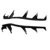 1 Pair Car Headlight Cover Gasket 63128384490 Strong Sealing Black Rubber Flexible Replacement For 3 SERIES E46 Pre‑LCI