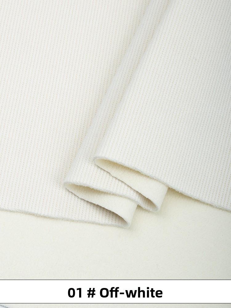 Thiened Fce Lined Corduroy Fabric for Pants And Skirts Elastic Slim Striped High End Autumn Winter Home Fabric DIY