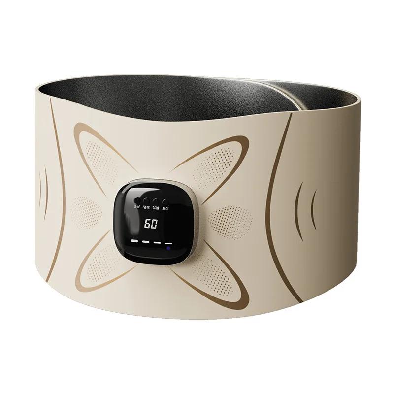Sports Sweat Belt Micro Current Hot Compress Waist Massage Instrument EMS Pulse Full Combustion Waist and Abdominal Massager