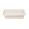850ml Biodegradable Corn Starch Rectangular Meal Boxes