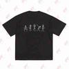 Dancing Skeleton Halloween Short Sleeve Tee 100 Cotton Tshirt