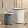 Large Capacity Round Trash Can for Home or Office