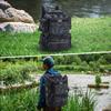 Goture Water-Resistant Fishing Backpack Lightweight Large Hiking Hunting Bag with Rod Holder Adjustable Tackle Storage Pack