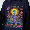 Alien Meditation T-shirt | Psychedelic Alien Zen Shirt