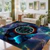 Chelsea FC Design Crystal Velvet Rug Soft Decorative Mat for Bedroom Entrance