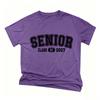 Vintage Senior 2027 Class Of 2027 Seniors Graduation 2026 Senior 27 Tshirt Unisex Unisex Short Sleeve Fashion Tshirts