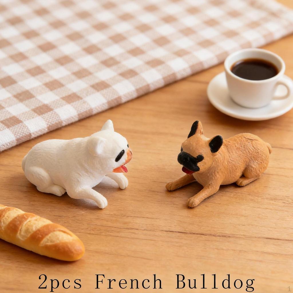 1/64 Miniature Animal Model Painted Realistic Scene Decor for DIY