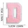 7Cm White Background Pink Character Embroidery Cloth Sticker English Towel Embroidery Letter Computer Embroidery Chapter Boy Embroidery Post