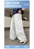 Boys' straight leg wide leg loose casual pants 2026 new style for children, middle-aged and young boys, summer thin design, mosquito proof sport