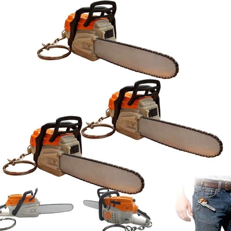 

Брелок-бензопила Портативний брелок-бензопила, Обрізувальні Пожежні бензопили з реалістичним звуком Теми інструментів для вулиці 3pcs