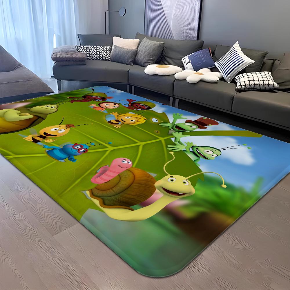 Bee M-Maya Entrance Door Mat Washable Non-Slip Living Room Sofa Chairs Area Mat Kitchen Welcome Doormat