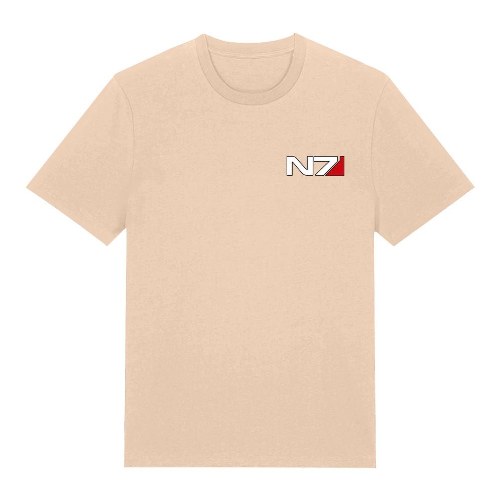 Mass Effect N7 Normandy Symbol T-Shirt Gamer Apparel Soft Cotton Tee Unisex Fit Streetwear Comfortable Short Sleeve Clothes Y2K