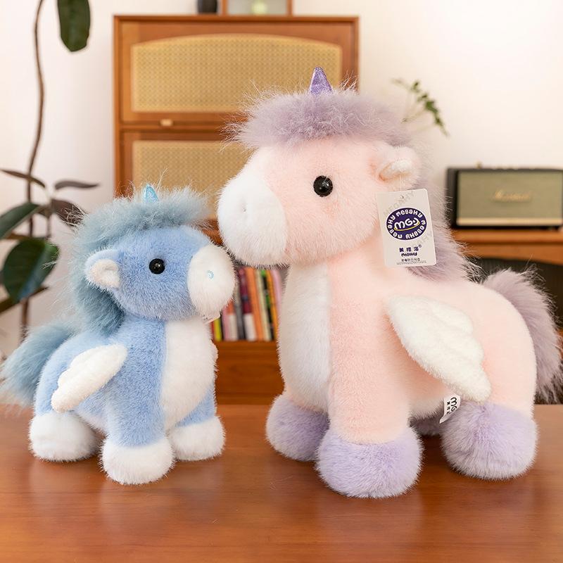 Simulation Cute Pony Doll Unicorn Doll Plush Toy Children Comforting Rag Doll Girl Gift