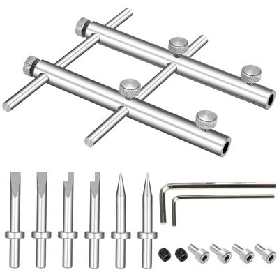 DSLR Camera Repair Tools Set Lens Spanner Kit 10-100mm with 3x Tips 6x Screws 2x Hex Wrench for  for  Etc