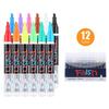 8/12Pcs Liquid Erasable Chalk Markers Pens Smooth Writing Quick-Dry Ink Fine Tip Highlighter Blackboard Fluorescent Pens