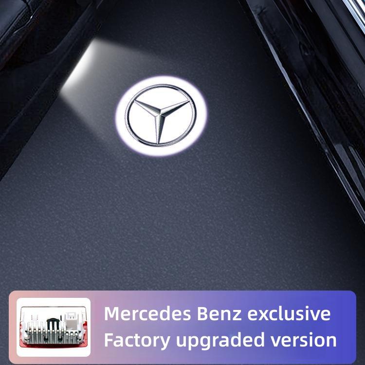 2/4Pcs Led Car Door Welcome Light Logo Projector For Mercedes Benz W212 W205 AMG ML W166 W176 W177 W213 W246 GLB GLC GLA GLS GLE