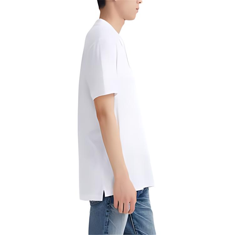 Levis Besticktes Baumwoll-Poloshirt Herren Oberteile Weiß 35883-0003
