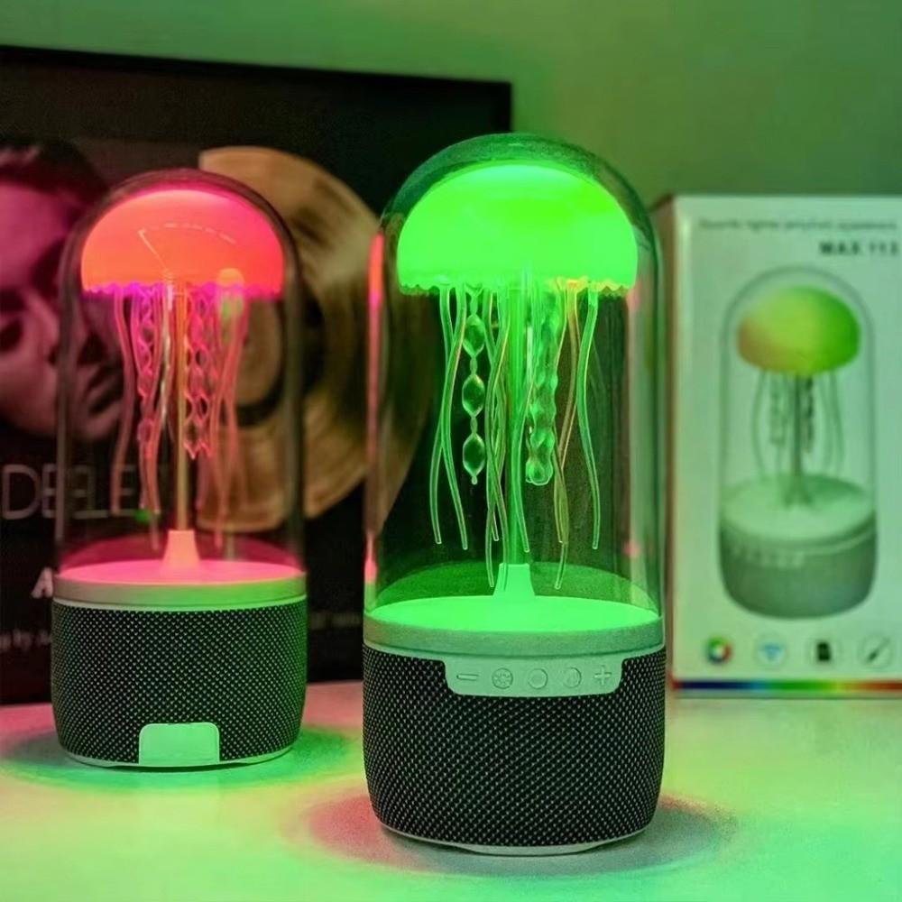 Colorful Jellyfish Lamp Rainbow Light Mini Jellyfish Speaker Portable Bluetooth Speaker