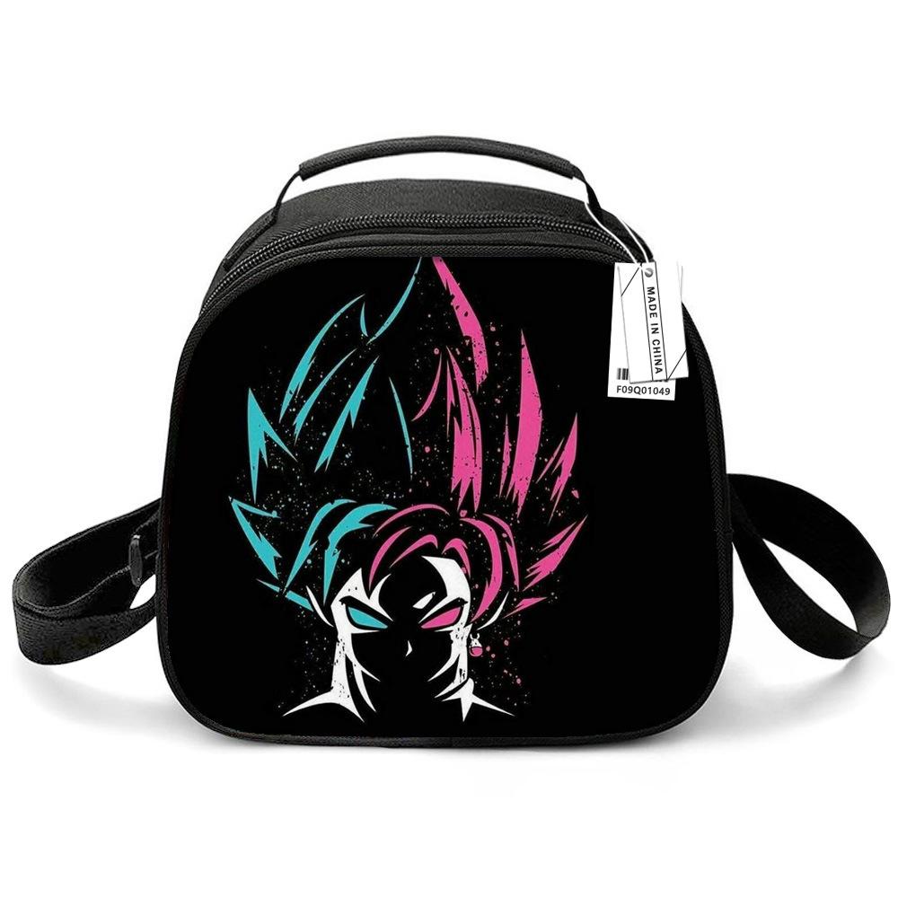Dragon Ball Children'S Lunch Bag, Elementary School Lunch Box Bag, Ice Bag, Cartoon Shoulder Portable Meal Bag
