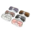 Premium Y2K Vintage Punk Diamond Rimless Sunglasses ladies Sun Glasses  Designer Trend Fashion Luxury Crystal Rhineston Metal Shades