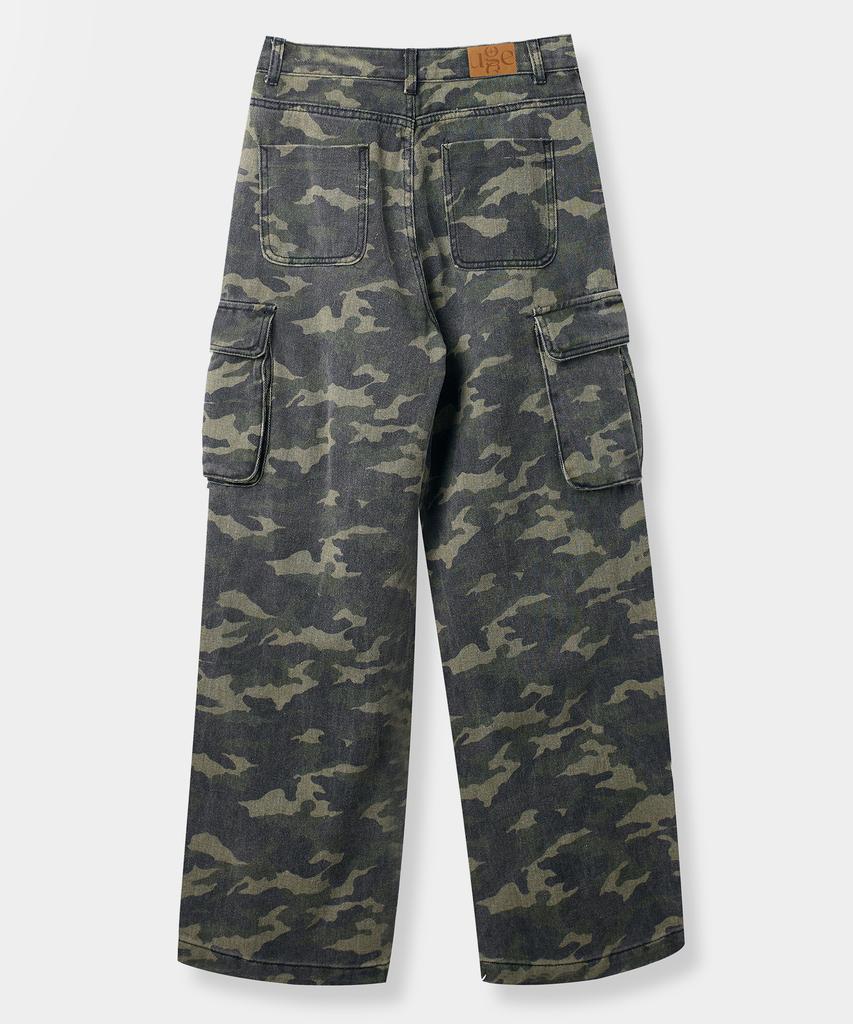 Yujen Single-Pleat Cargo Pocket Pants_Camouflage