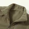 Men Reversible Vest Fleece Lined Waterproof Stand Collar Multi‑Pocket Zip Waistcoat