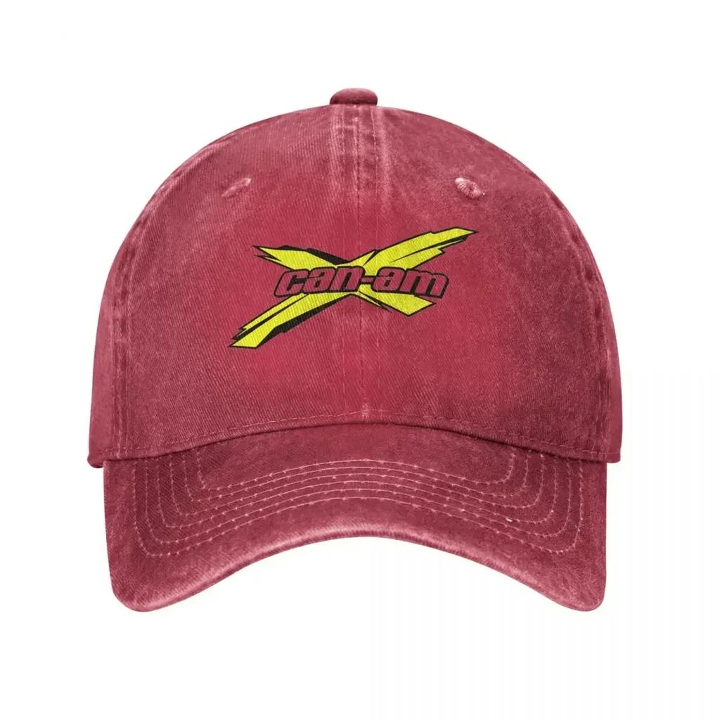 Can Am Racing Baseball Caps Casual Distressed Washed Logo Headwear Men Women Outdoor Summer Unstructured Soft Caps Hat